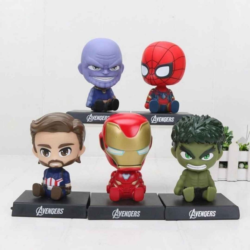 Superhero's BobbleHead Pack of 4