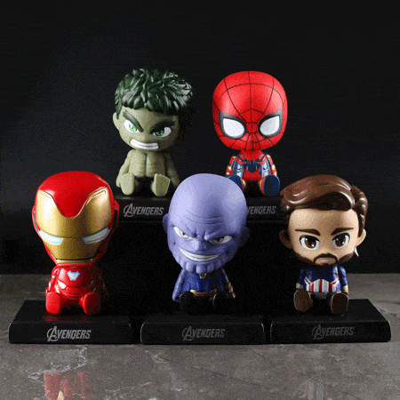 Superhero's BobbleHead Pack of 4
