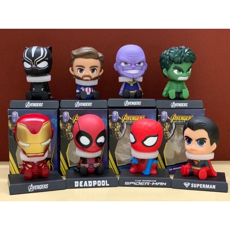 Superhero's BobbleHead Pack of 4