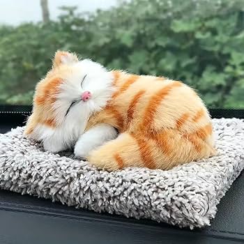 Cute Sleeping Kitty Show Piece