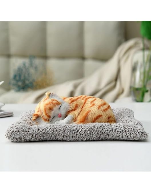 Cute Sleeping Kitty Show Piece