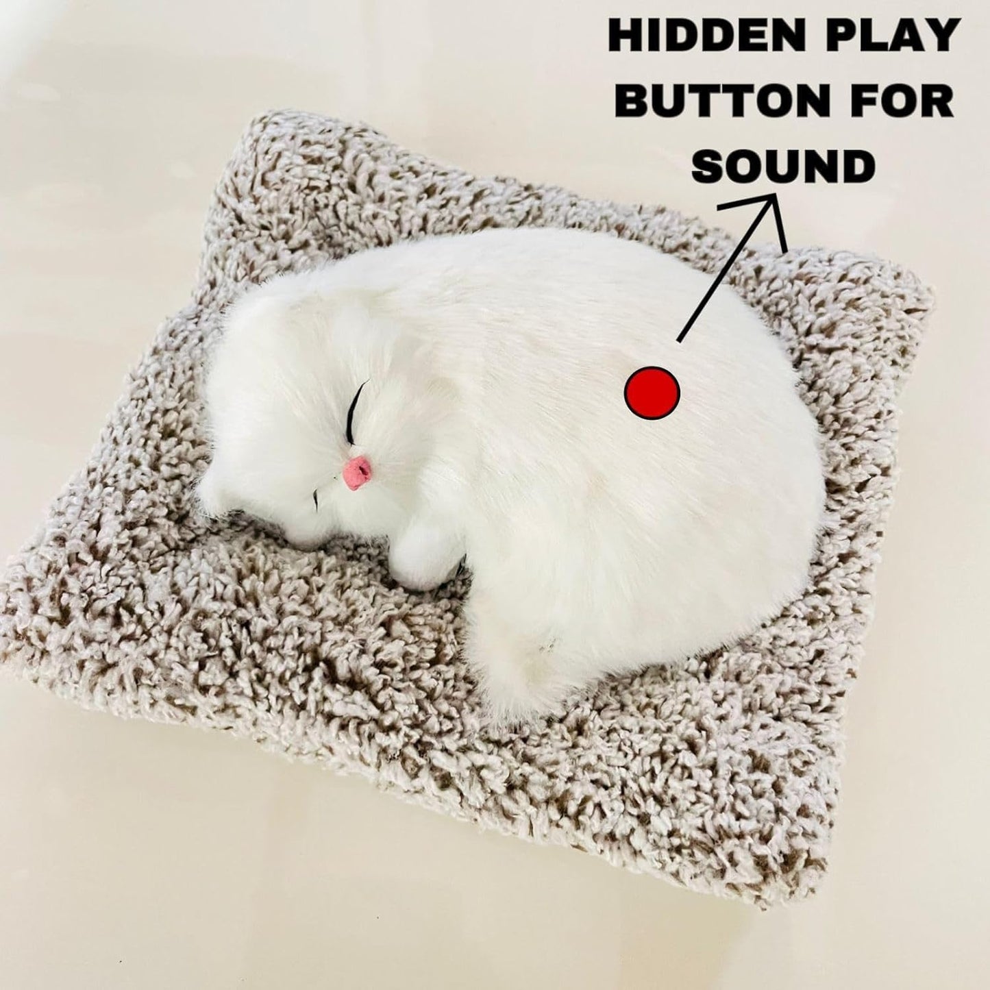 Cute Sleeping Kitty Show Piece