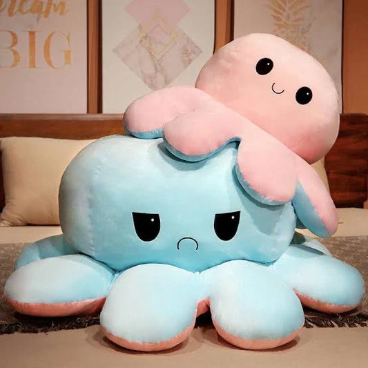 Double Face Octopus Soft Toy