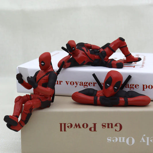 Deadpool Action Figure PVC Model (Set of 3)