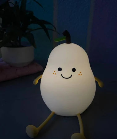 Cute Smile Pear Night Light Lamp